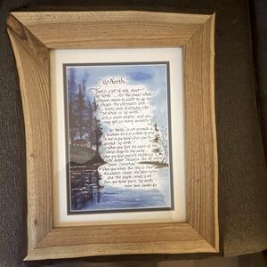 UP NORTH. Custom Framed Art